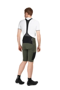 Spodenki rowerowe z szelkami CUBE Gravel Bib Short Cargo Green p10.webp