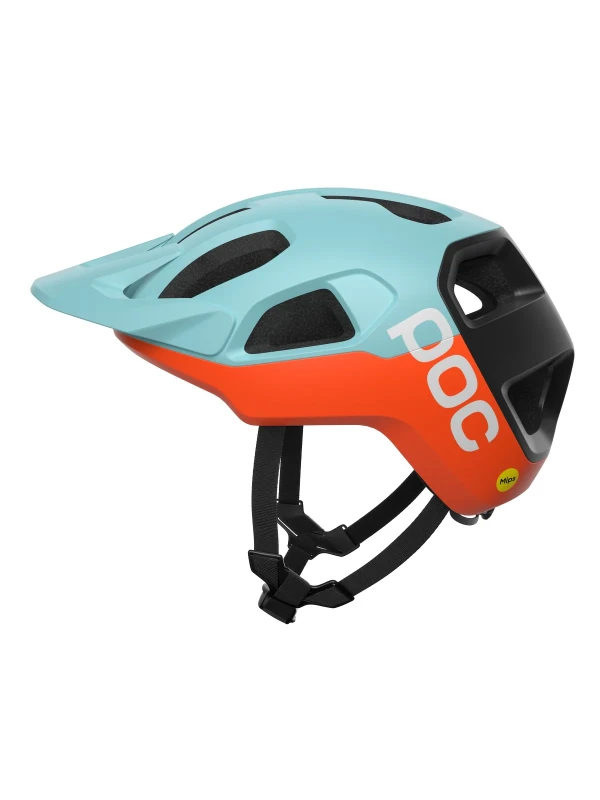 Kask rowerowy MTB POC Cularis Indicolite Blue Carnelian Orange.webp