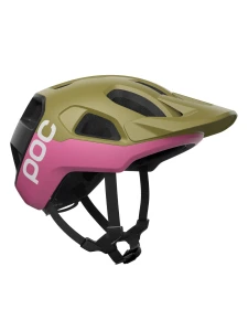 Kask rowerowy POC Cularis - Oliv. Green Matt Thulite Pink Matt-1.webp
