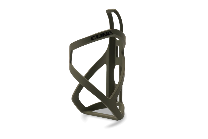 Koszyk na bidon Cube Bottle HPP Left-Hand Sidecage matt dustyolive'n'glossy black.webp