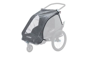 Pokrowiec do przyczepki Cube Raincover for Kids Trailer Double black p2.webp