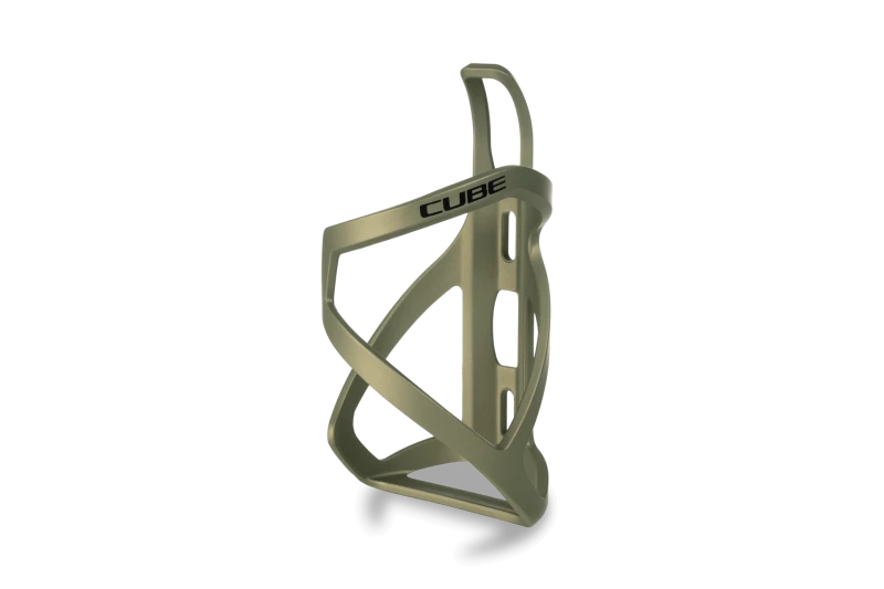 Koszyk na bidon CUBE HPP Left-Hand Sidecage matt reed green'n'black.webp