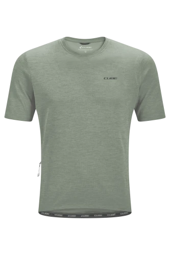Koszulka z krótkim rękawem CUBE GRAVEL S/S Green
