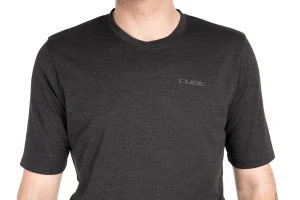 Koszulka z krótkim rękawem CUBE GRAVEL SS Grey p5.webp