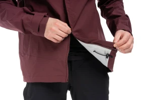 Kurtka przeciwdeszczowa rowerowa CUBE Rain Jacket CMPT Bordo p6.webp
