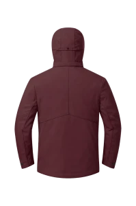 Kurtka przeciwdeszczowa rowerowa CUBE Rain Jacket CMPT Bordo p2.webp