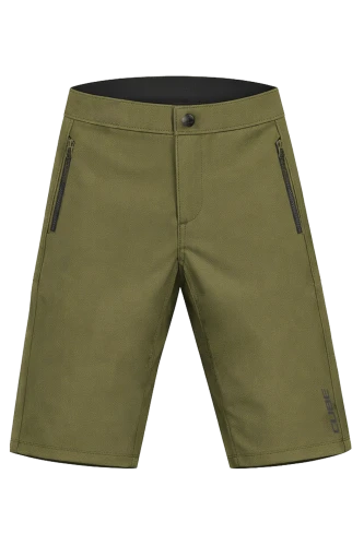 Spodenki rowerowe Cube Trail Short CMPT Olive