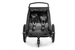 Przyczepka Cube Kids Trailer Double CMPT black p5.webp