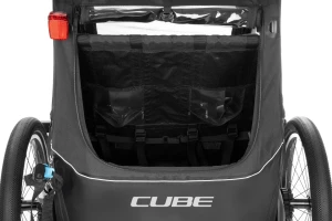 Przyczepka Cube Kids Trailer Double CMPT black p7.webp