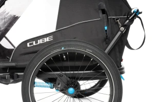 Przyczepka Cube Kids Trailer Double CMPT black p9.webp