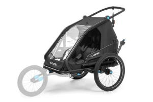 Przyczepka Cube Kids Trailer Double CMPT black p10.webp