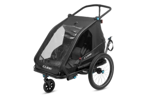 Przyczepka Cube Kids Trailer Double CMPT black.webp