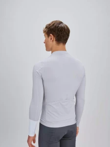 Koszulka kolarska szosowa z długim rękawem POC Cadence L/S Granity Grey-4.webp