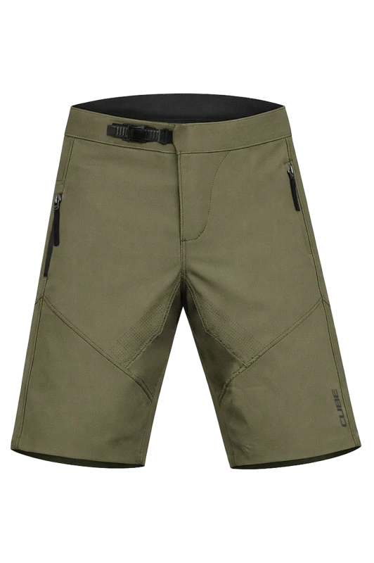 Spodenki Cube MTB Enduro Short TM green .png