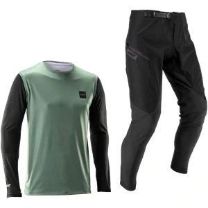 Zestaw MTB Leatt Ride Kit 1.0 Mist Green – Koszulka + Spodnie.webp