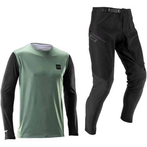 Zestaw MTB Leatt Ride Kit 1.0 Mist Green – Koszulka + Spodnie
