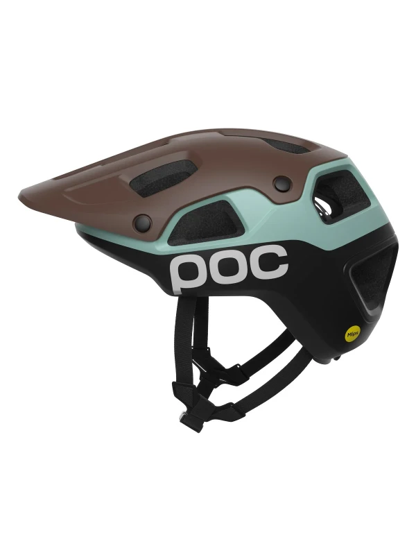 Kask rowerowy MTB POC Cularis Pure Bronzite Brown Lazurite Blue.webp