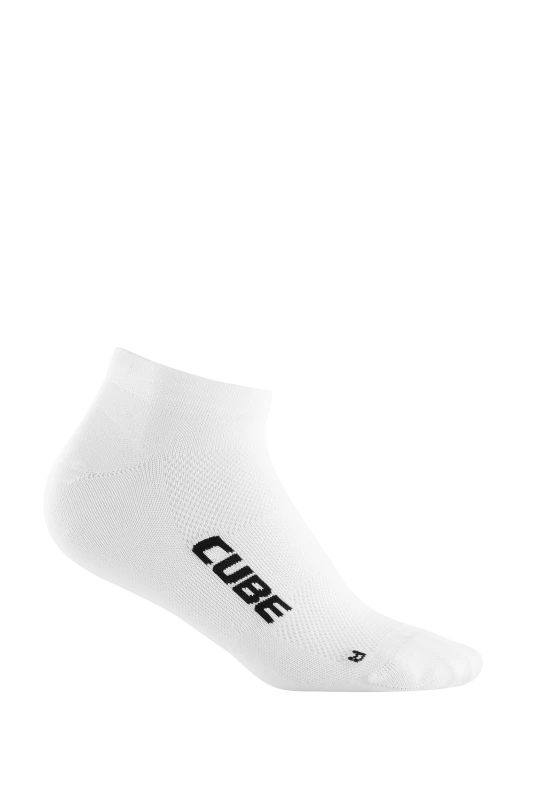 Skarpetki rowerowe CUBE Low Cut ROAD/XC Blackline white.png