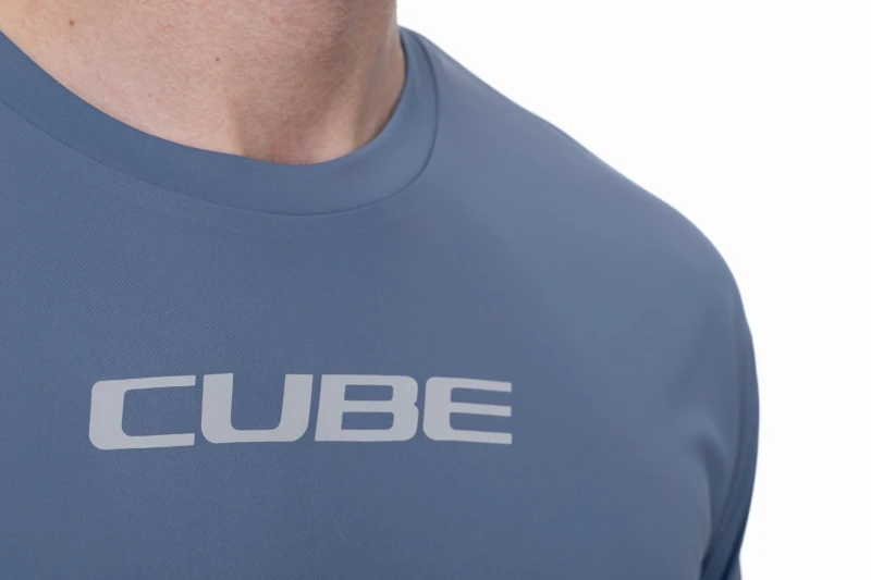 Koszulka Cube MTB Round Neck Jersey TECH S/S smoke blue .jpg
