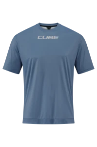 Koszulka Cube MTB Round Neck Jersey TECH S/S smoke blue -2.png