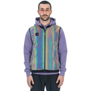 Kamizelka rowerowa CUBE Safety Wind Gilet rainbow reflective.jpg