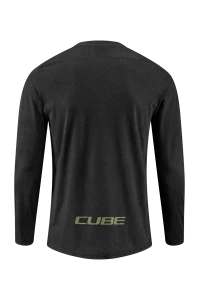 Koszulka rowerowa Cube MTB Round Neck Jersey Flow LS black p2.webp