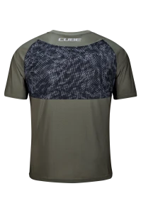 Koszulka rowerowa Cube MTB Jersey Matrix TM SS green p2.webp