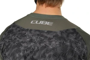 Koszulka rowerowa Cube MTB Jersey Matrix TM SS green p3.webp