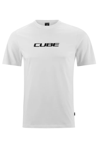 Koszulka Cube Organic T-Shirt Classic Logo white'n'black