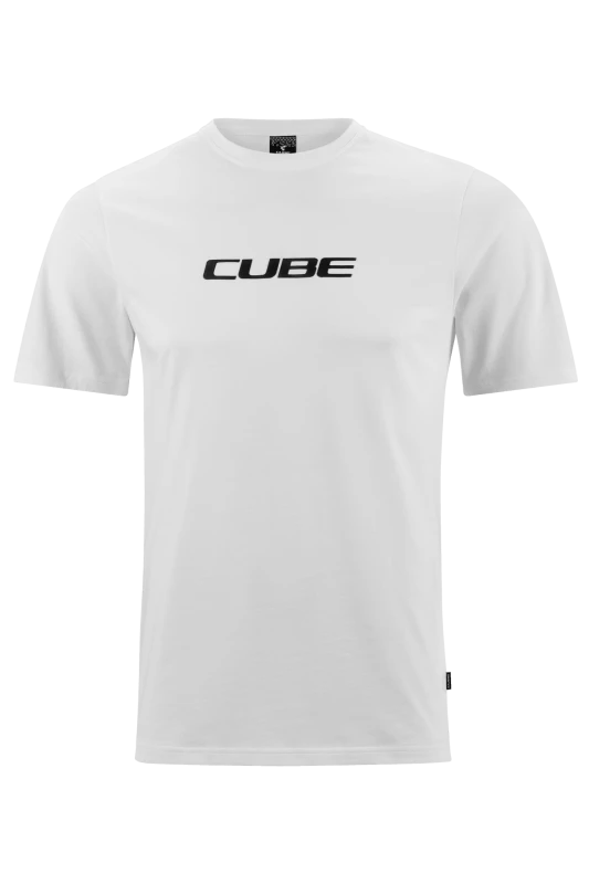 Koszulka Cube Organic T-Shirt Classic Logo white'n'black.webp