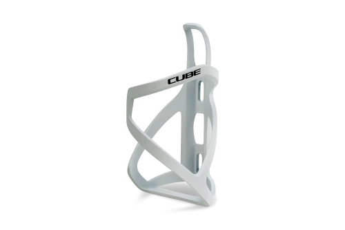 Koszyk na bidon CUBE HPP Sidecage Lewy matt white´n´glossy black