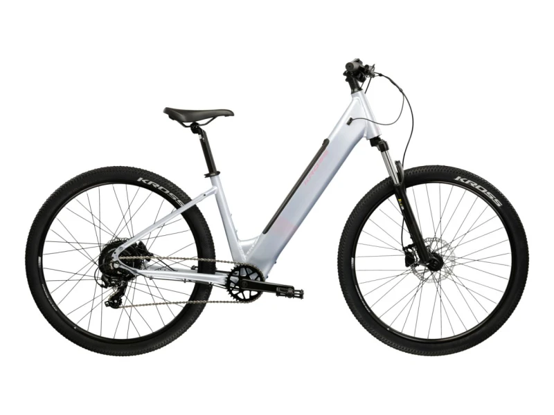 Rower Kross Solar Boost 1.0 522 srebrny różowy 2026.webp