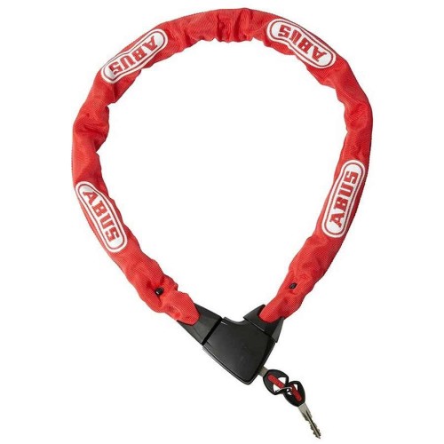 Zabezpieczenie / zapięcie rowerowe ABUS Ionus 8800 łańcuch z zamkiem na klucz 95cm red